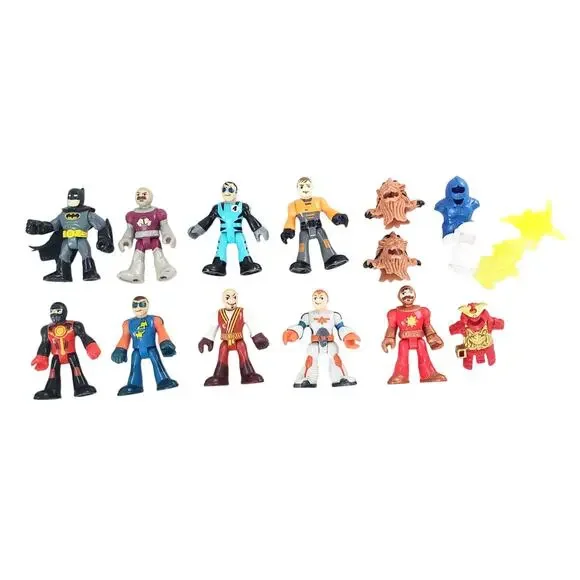 Imaginext Figures Lot of 16 Boy Toy Collectible Fun Characters Make Believe - Picture 1 of 10